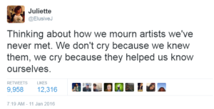 how we grieve artists